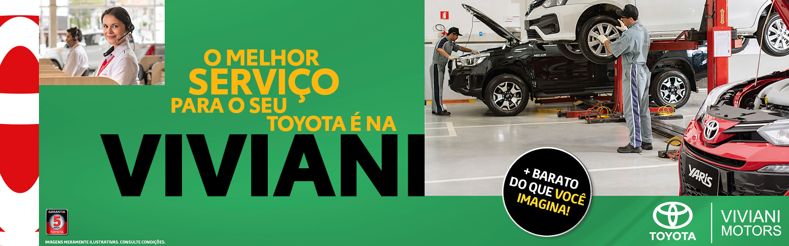 O melhor serviço para seu Toyota, está na Viviani!